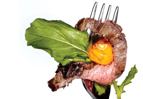 Steak with Balsamic Cherry Tomatoes