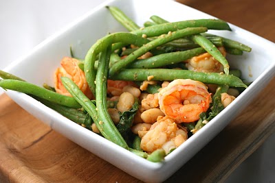 Shrimp with Paprika and Green Beans