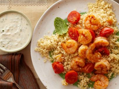 Shrimp and couscous