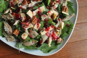 Turkey, Pecan and Cheese Salad