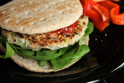 Tuna Burgers with Lemon and Thyme