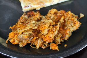 Crispy Potato and Chayote Fritters