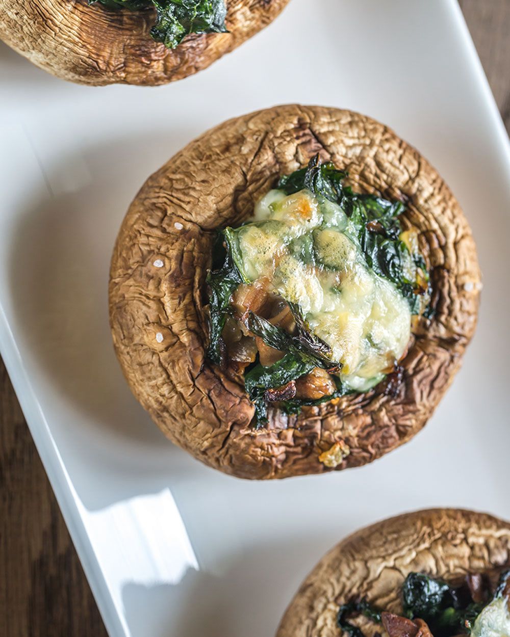 Stuffed portobello mushrooms