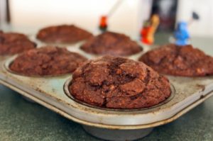 Flourless Chocolate Muffins