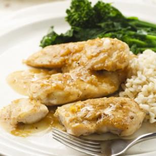 Chicken with marmalade