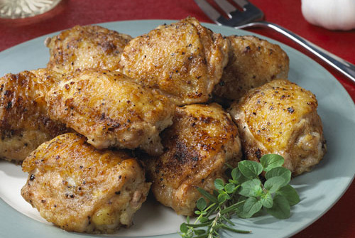 Chicken in wine sauce