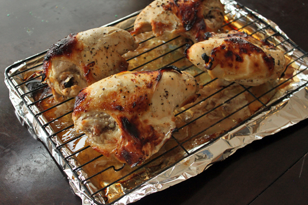 Roasted Chicken with Honey-Lemon-Pepper