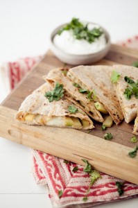 Zucchini Quesadilla with Cumin