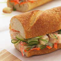 Sandwich de camarón