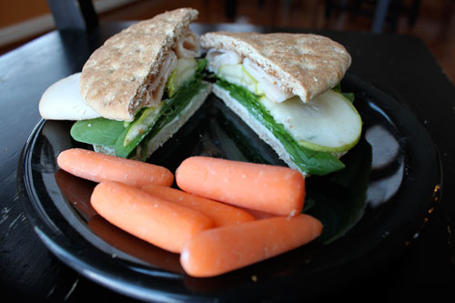 Pear and Turkey Sandwich