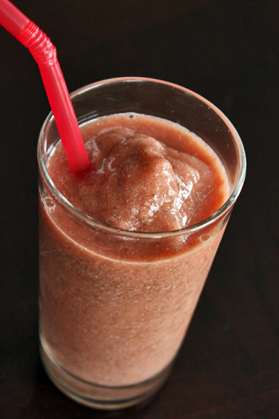 Watermelon smoothie with chia seeds