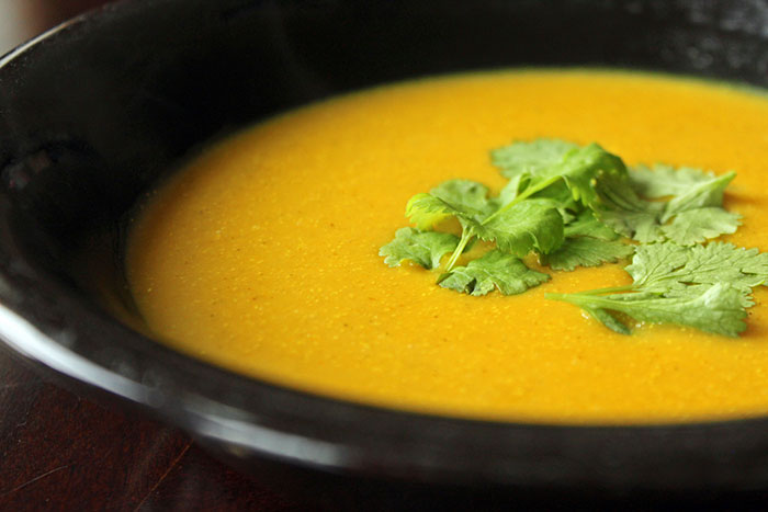 Roasted Sweet Potato and Quinoa Soup