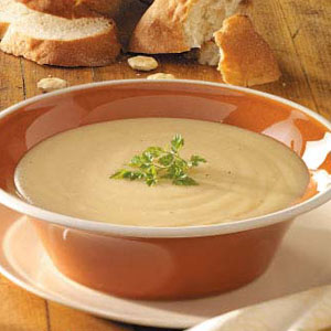 Roasted Garlic and Potato Soup