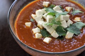 Roasted Tomato and Eggplant Soup
